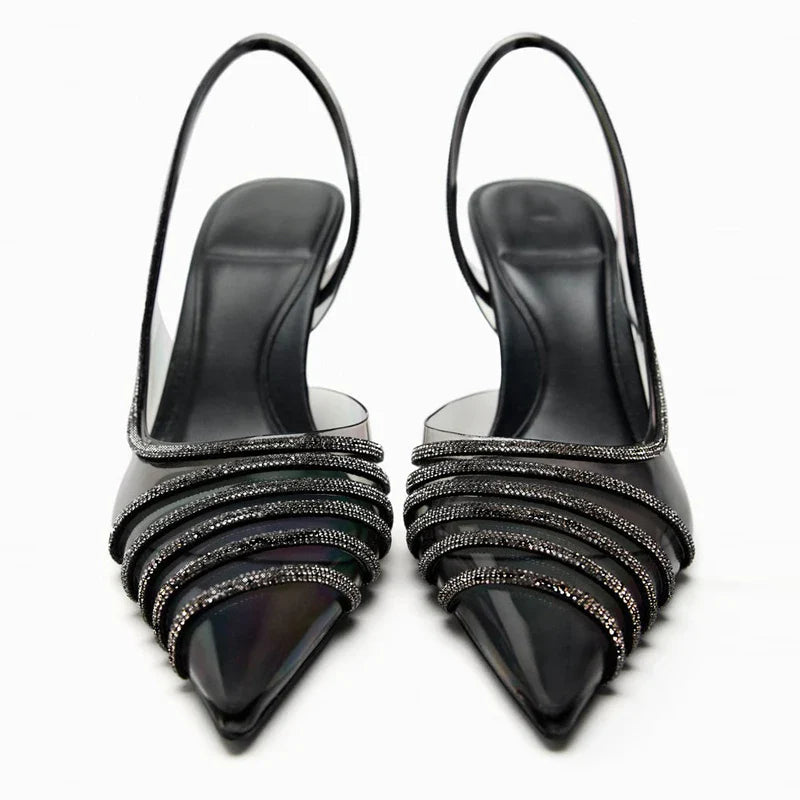 PenelopePulse Rhinestone Heels