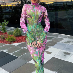Dusky Diva Drape Dress
