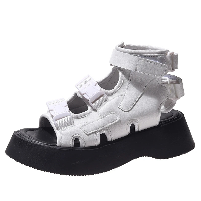 Sandy Buckle Platform Sandals