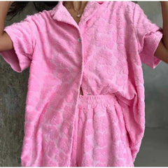 PinkRush Shorts Set