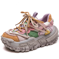 Mixed Media Sneakers
