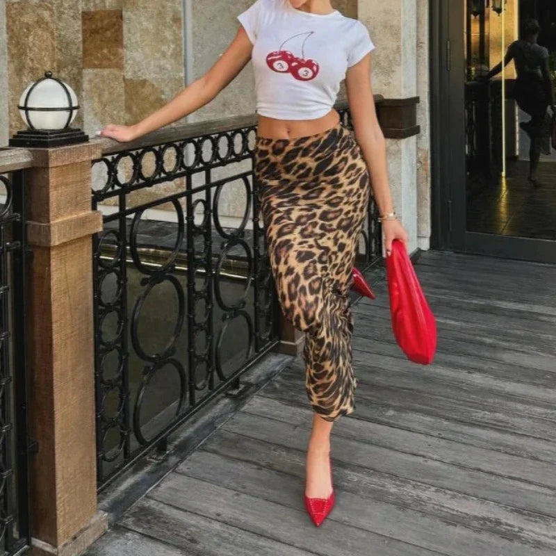 Eris Leopard Vintage Dress