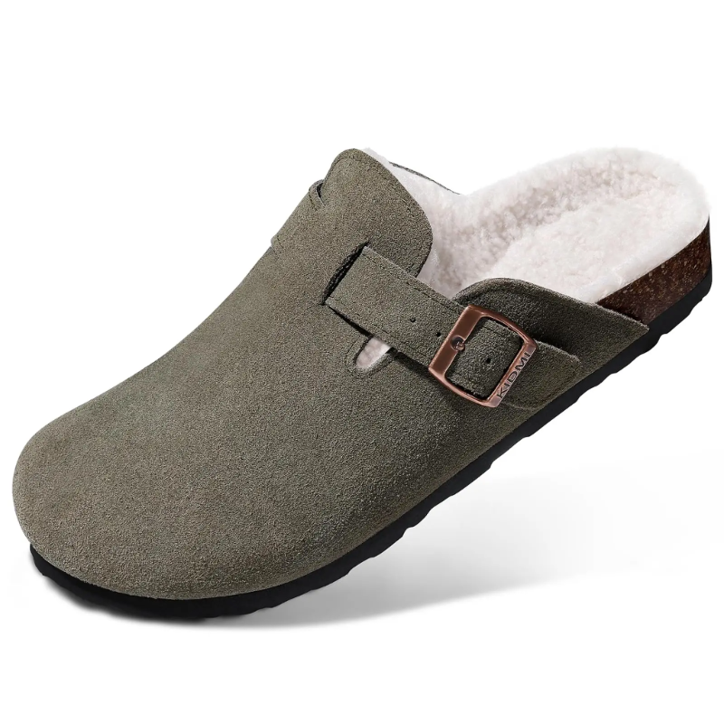 ArcticWarm Fuzzy Suede Slippers