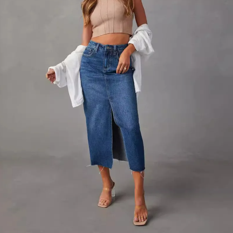 Elegant Ease Midi Skirt