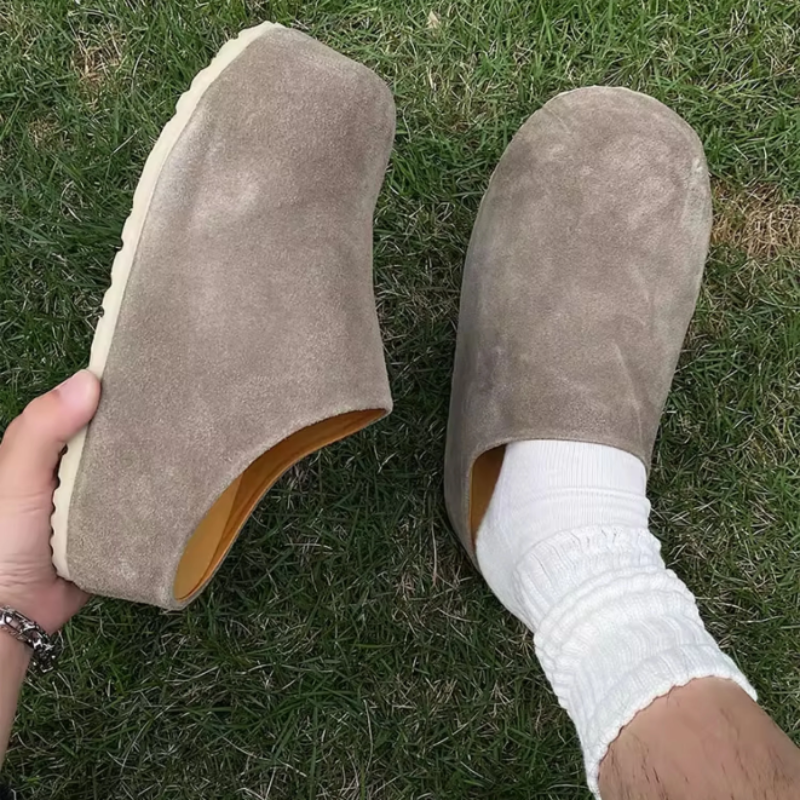 GentlemanRise Suede Slippers