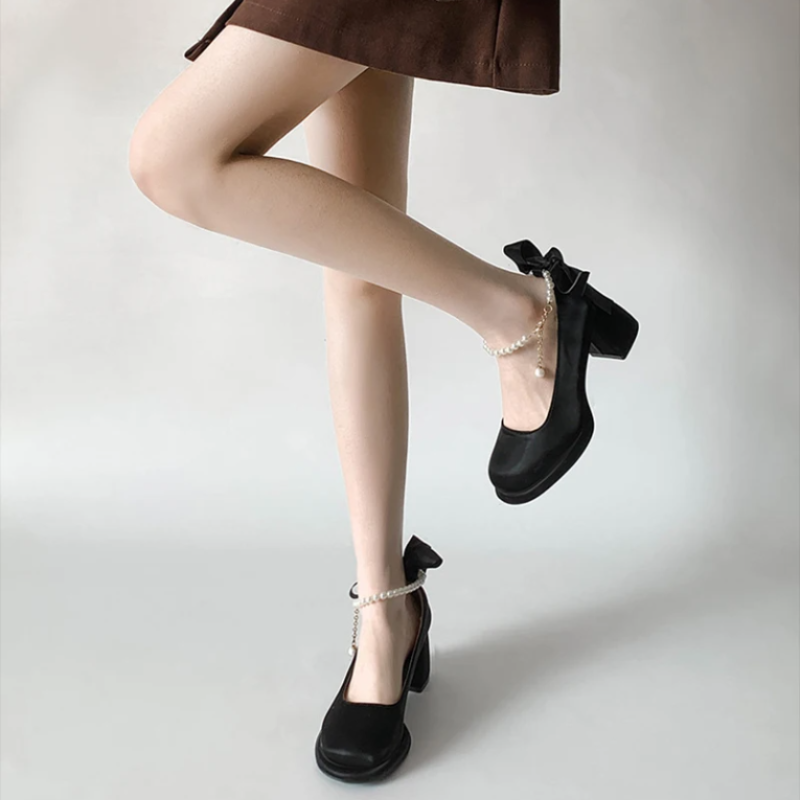 Olivia Ankle Strap Party Pumps