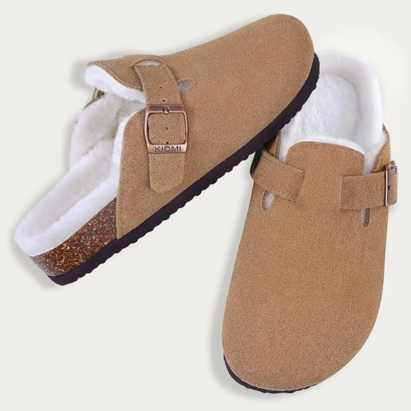 ArcticWarm Fuzzy Suede Slippers