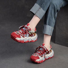 Mixed Media Sneakers