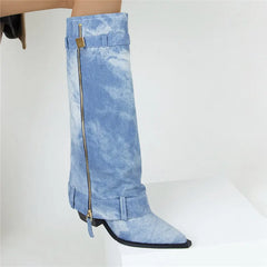 Syracuse Denim Boots