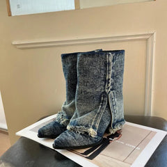 Outlaw Denim Cowboy Boots