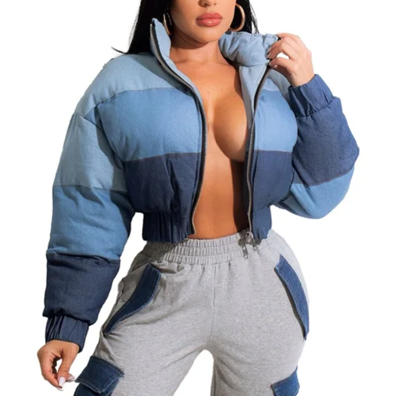 Trio Stripe Puffer Jacket