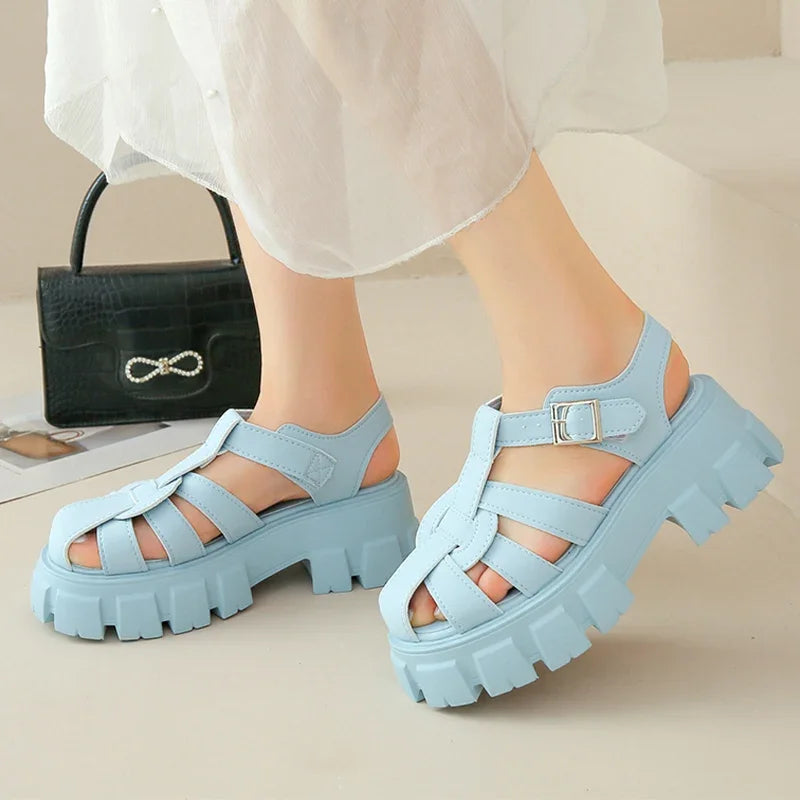 Veneto Roman Platform Sandals