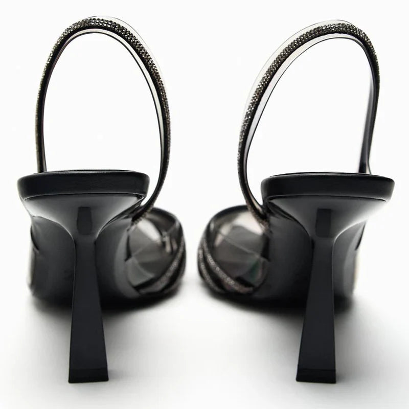 PenelopePulse Rhinestone Heels