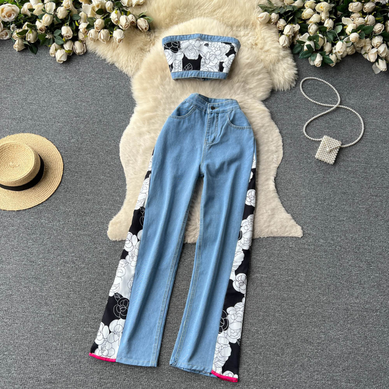 Robbie Two Piece Denim Set