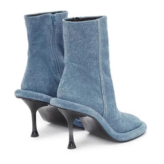 Lexa Round Zipper Heels