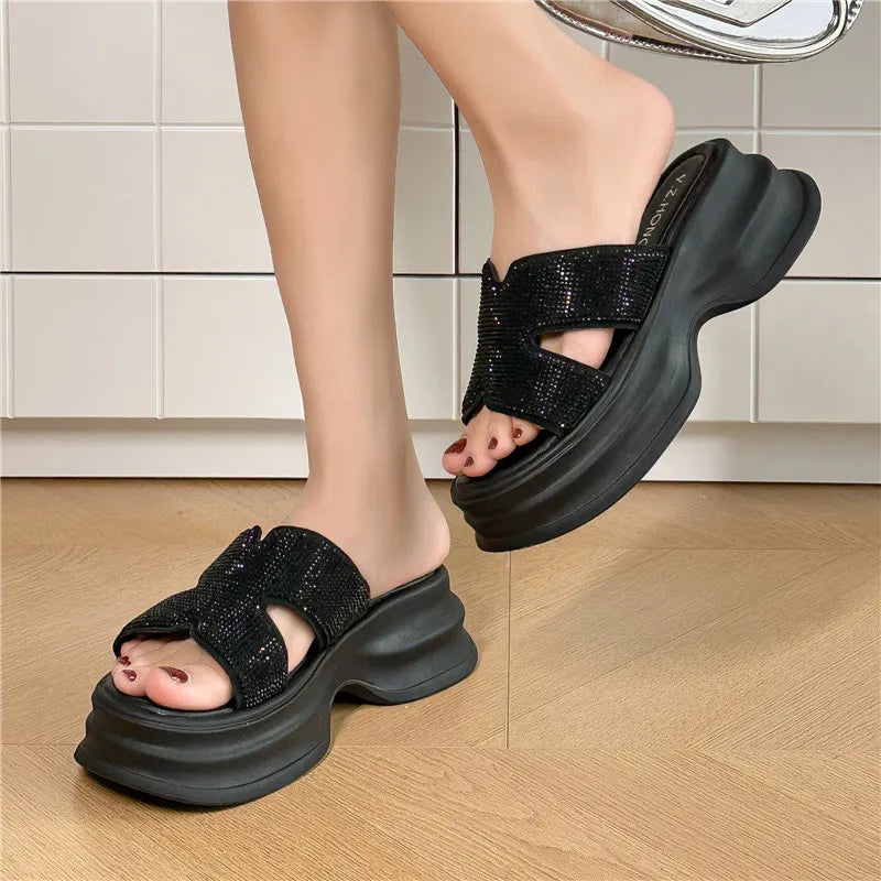 Xandra Glit Summer Slippers