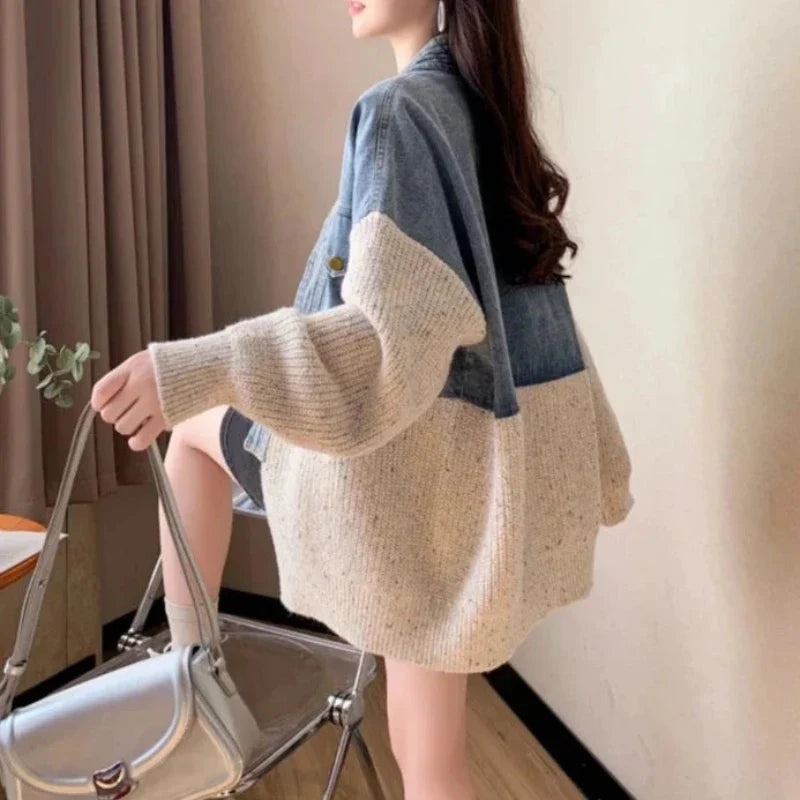 Lazy Dazy Denim Cardigan