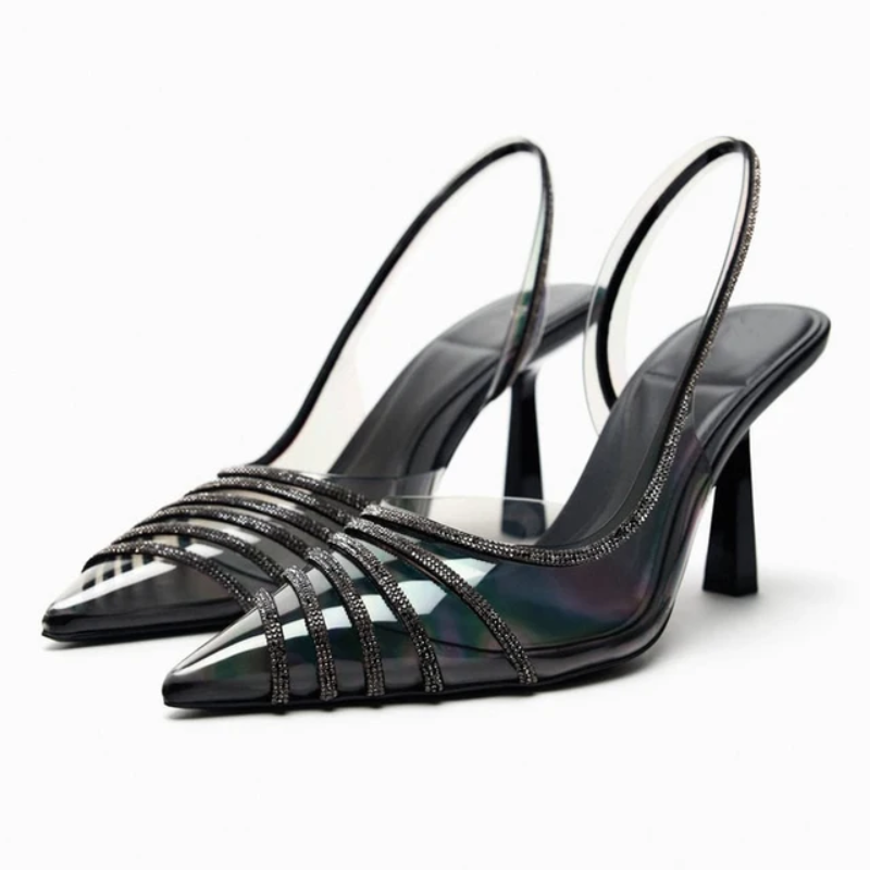 PenelopePulse Rhinestone Heels