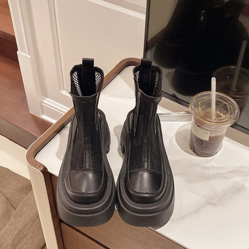 Monroe Gauze Round Boots
