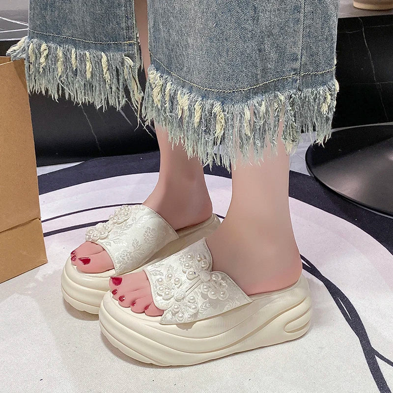 Pearl Petal Slippers