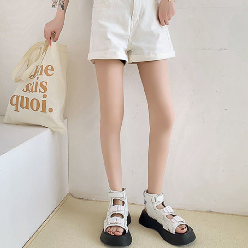 Sandy Buckle Platform Sandals