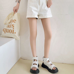 Sandy Buckle Platform Sandals