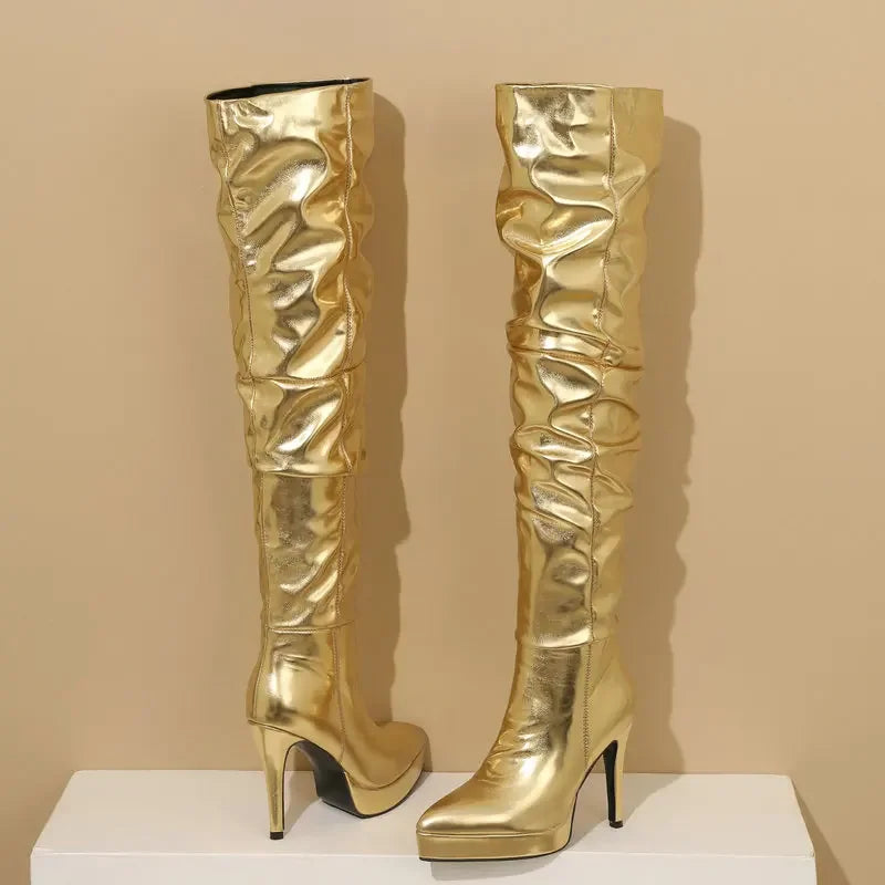 Superstar Glossy High Boots