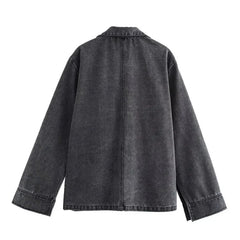 Golden Leaf Denim Set