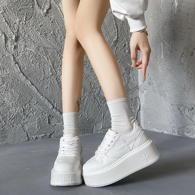 Elevate Elegance Platform Sneakers