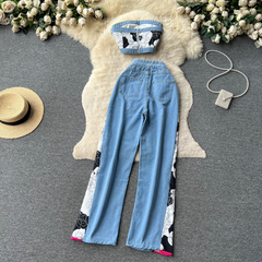 Robbie Two Piece Denim Set