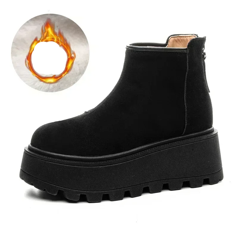FrostStep Suede Ankle Boots
