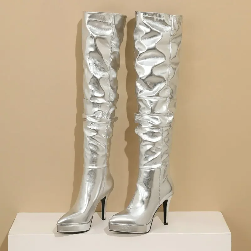 Superstar Glossy High Boots