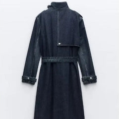Inverse Denim Trench