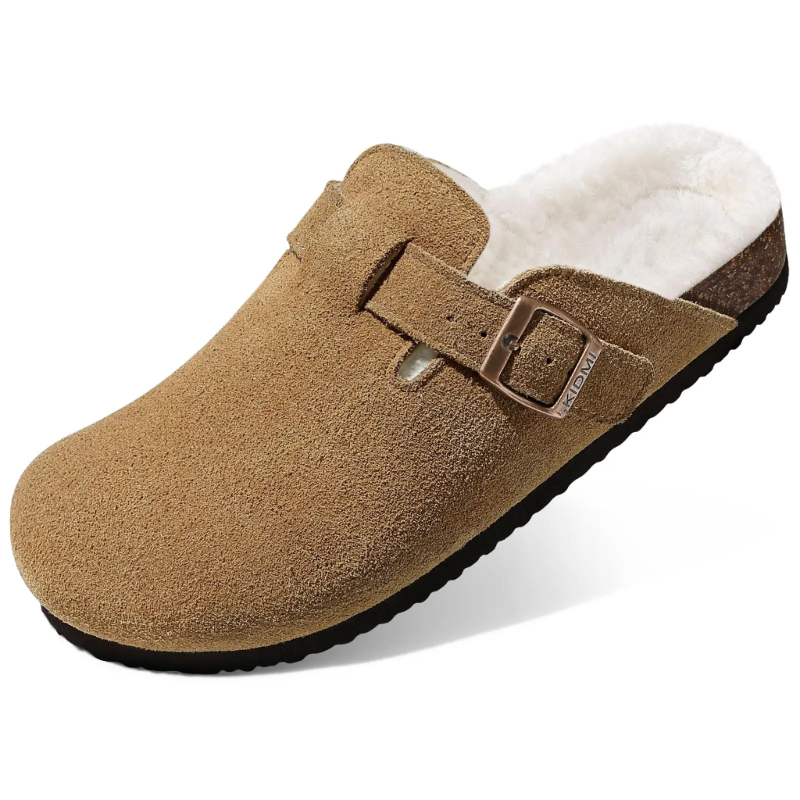 ArcticWarm Fuzzy Suede Slippers