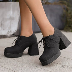 Simone Denim Heels