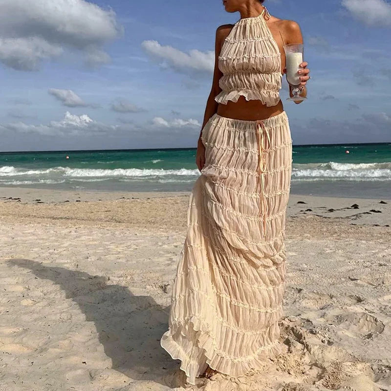 LunaFlair Backless Set