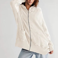 Waffle Wonderfall Zip-Up Hoodie