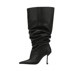 GlossAura High-Heeled Boots