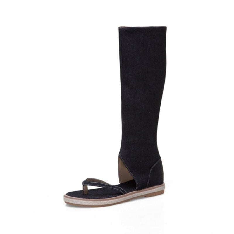 Olivia Denim Gladiator Sandals