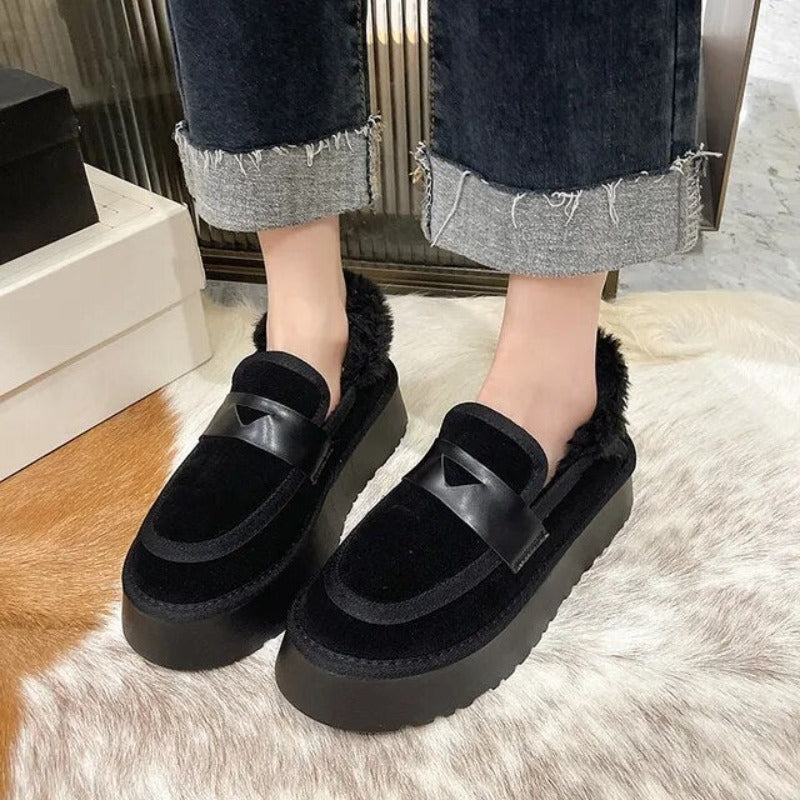Marta's Fur Slippers