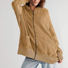 Waffle Wonderfall Zip-Up Hoodie