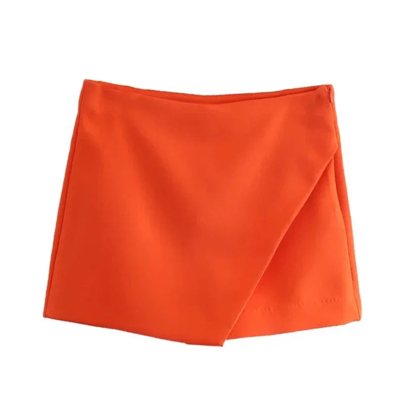 Sleek Zipper Skirt