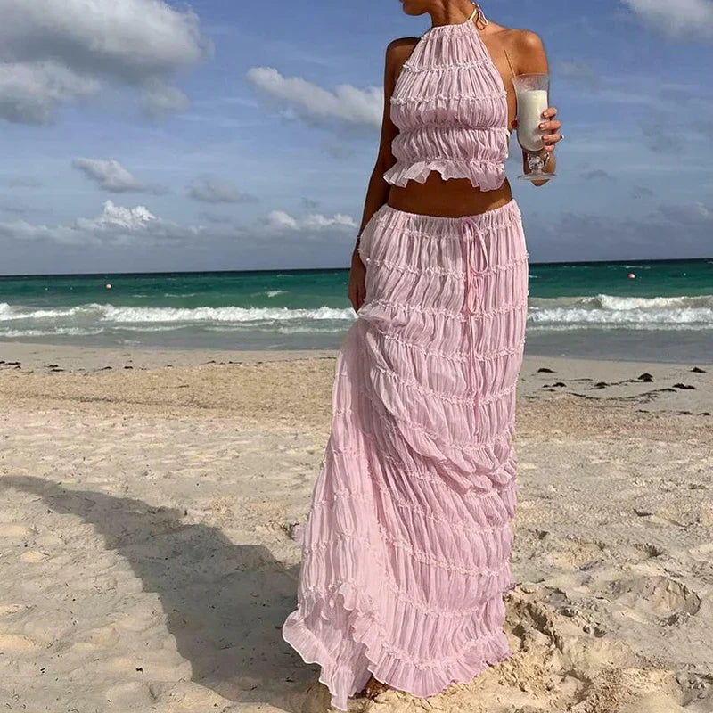 LunaFlair Backless Set