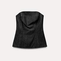 LuxeFit Denim Set