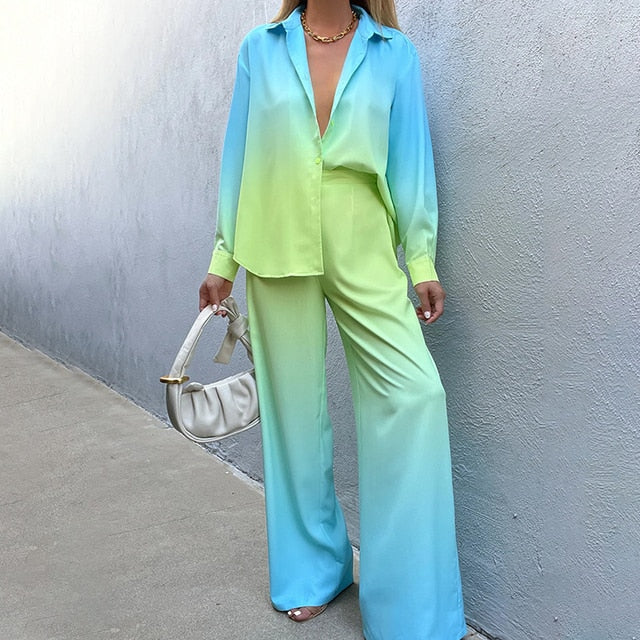 Qatar Satin 2 Piece Set