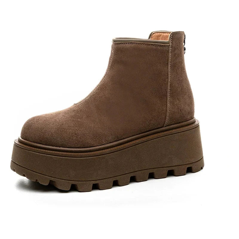 FrostStep Suede Ankle Boots
