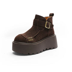 SkyLift Suede Ankle Boots
