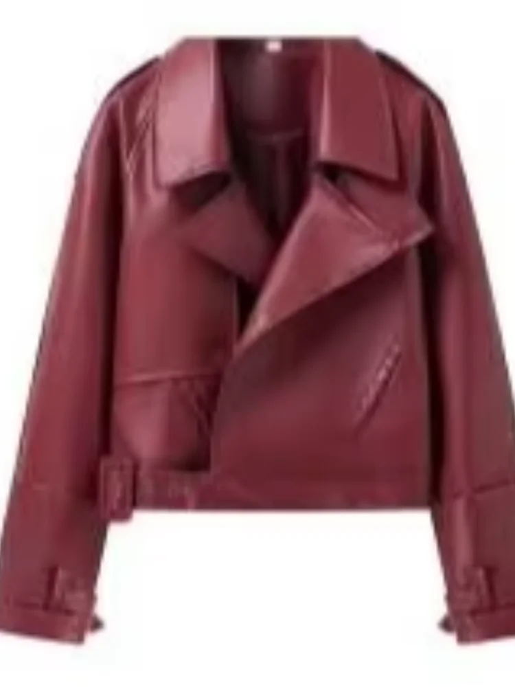 MatteCrimson Lace Coat