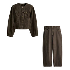 Offbeat Chic Denim Set